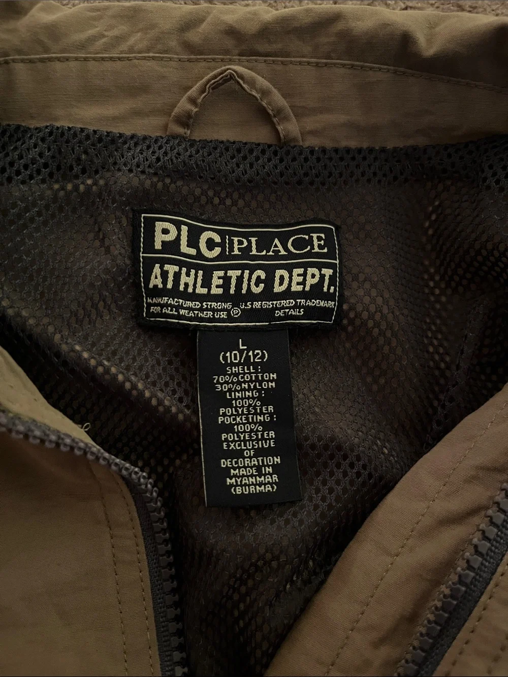 The Childrens Place lightweight zip